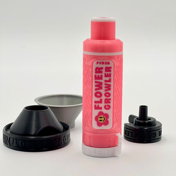 Flower Growler Cone Filler Set - Bubble Gum