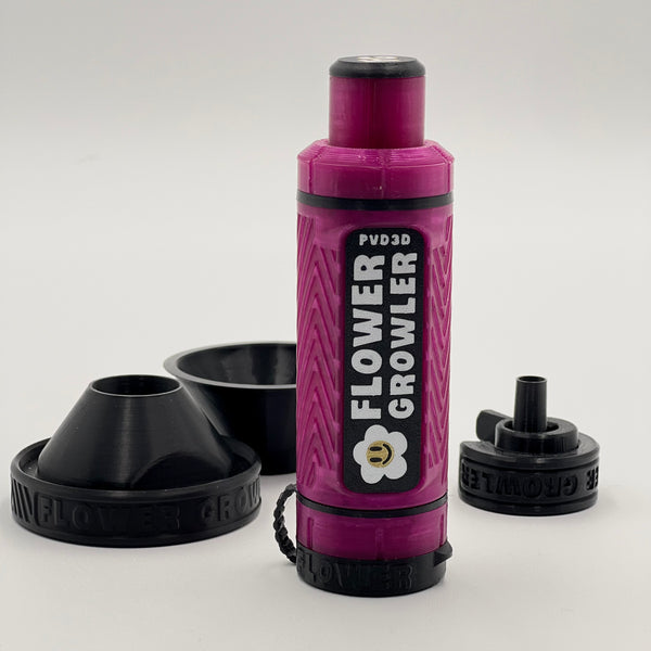 Flower Growler Cone Filler Set - Purps