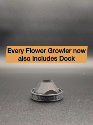 Flower Growler Dock shown in stop motion